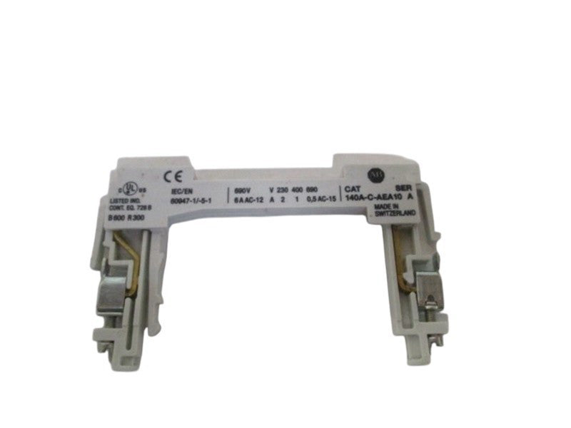 ALLEN BRADLEY 140A-C-AEA10 SER. A AUXILIARY CONTACT BLOCK UNMP