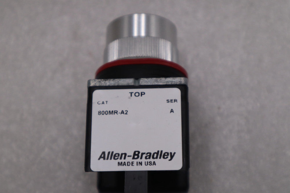 NEW ALLEN BRADLEY 800MR-A2 SER. A SMALL ROUND PUSH BUTTON UNIT STOCK H328A