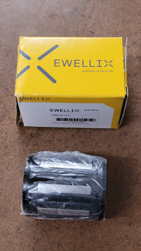 Ewellix LBBR 30-2LS Closed Round Rail Ball Bushing 30mm Shaft Diameter 40mm OD