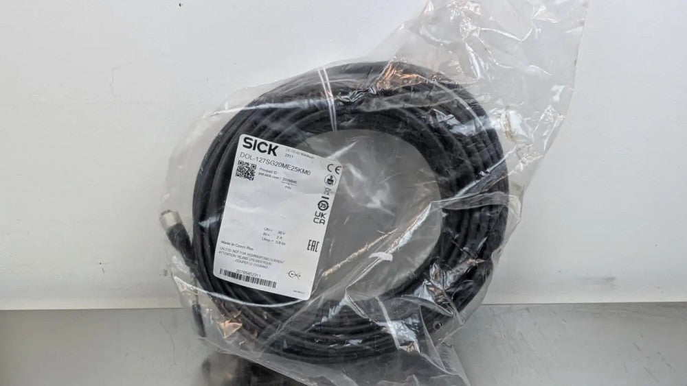 Sick DOL-127SG20ME25KM0 Cable 2076545 20m 8-Pin Straight Female to 7-Wire Shield