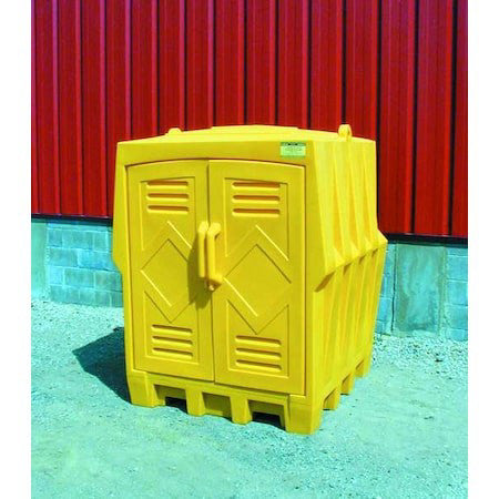 Eagle Mfg 1649 Spill Pallet, 66 Gal Spill Capacity, 4 Drums, 8,000 Lb Load