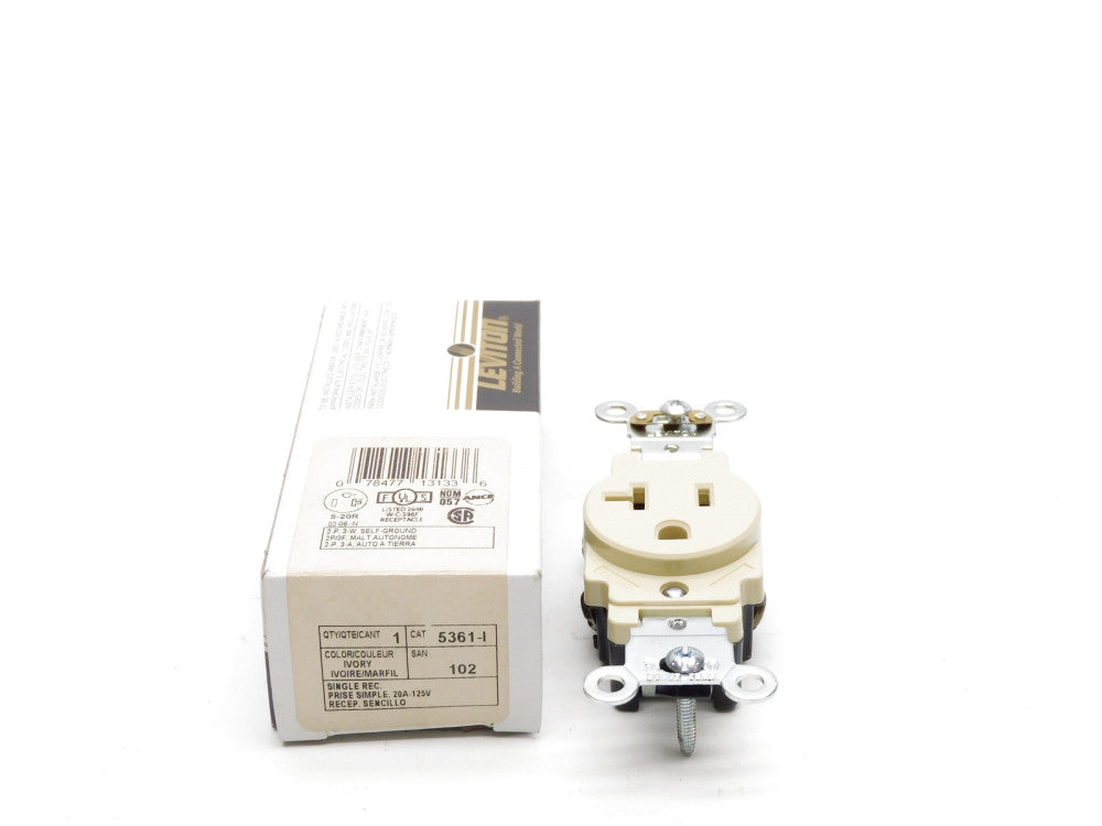 LEVITON 5361-I 125V 20A NSMP