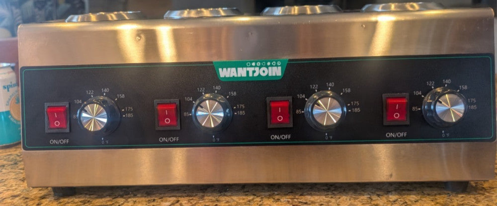 Sauce/Topping Bottle Warmer 32 oz. by Wantjoin like Carnival King- 800W, 120V