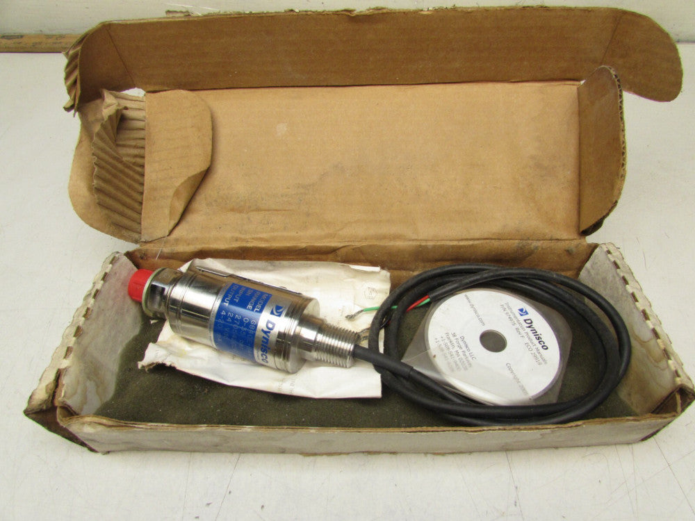 New Dynisco G840E-844-35B-K26 PRESSURE TRANSDUCER 24VDC 0-35BAR 4-20MA NIB M/O!!