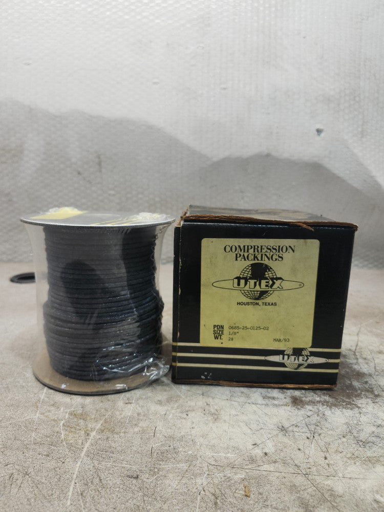 NEW IN BOX UTEX PURE GRAPHITE YARNS LUBRICATED WITH PTFE 0685-25-0125-02