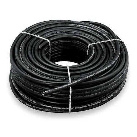 Carol 02726.85.01 Portable Cord, Soow, 12 Awg, 4 C, Black, Epdm Rubber,