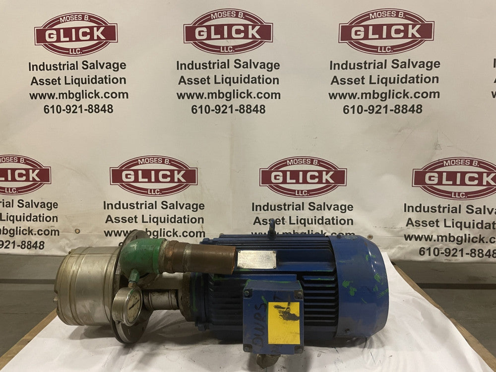 4kW Stainless Steel Coolant Pump 3447M 460V 3PH 2” x 7”