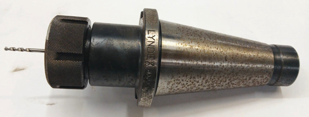 LYNDEX N5007-1000 COLLET CHUCK TOOL HOLDER CAT50 PROJECTION 3 IN.