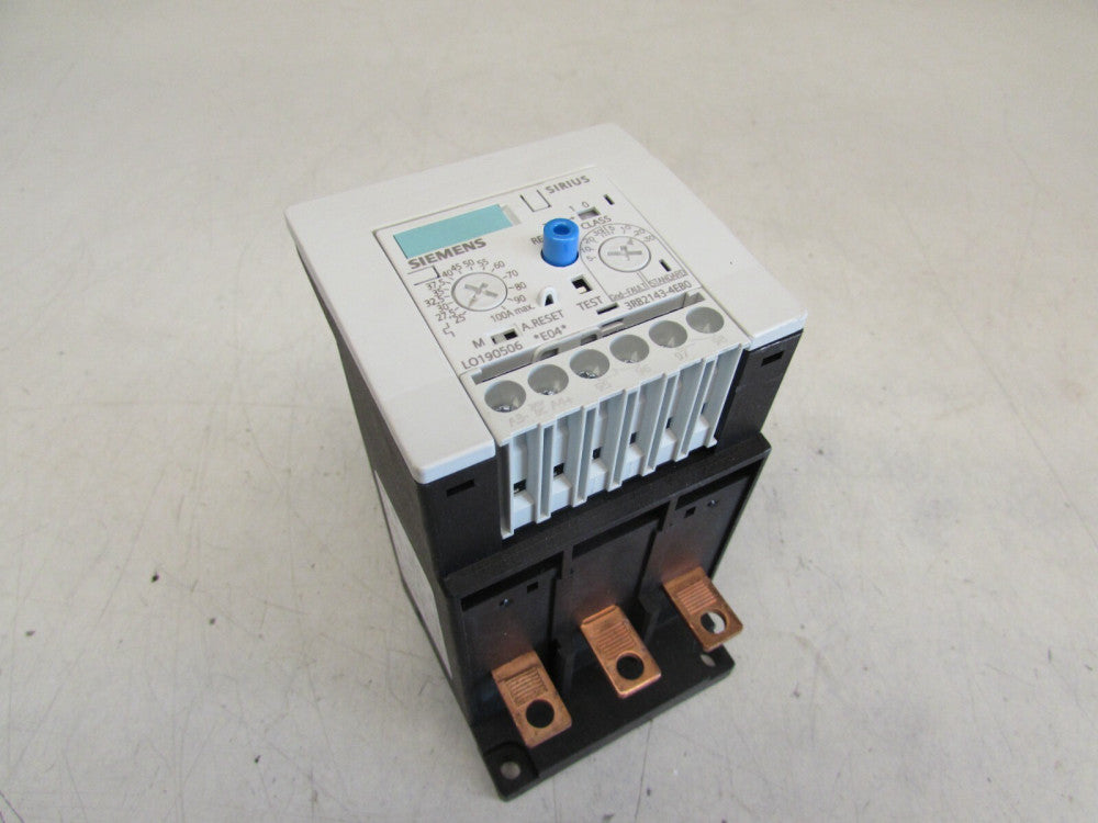SIEMENS SIRIUS 3RB2143-4EB0 OVERLOAD RELAY 25-100A XLNT USED MAKE OFFER!!