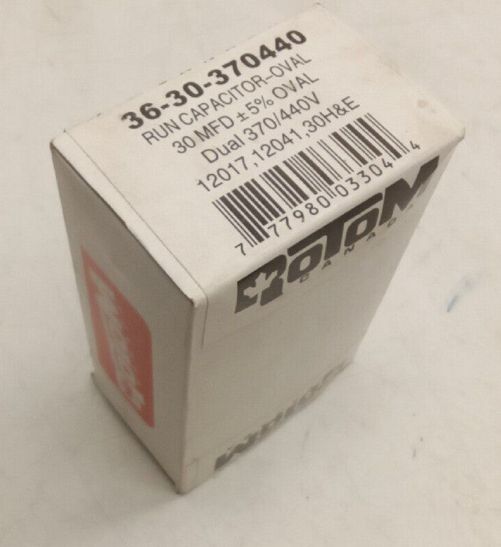 Rotom Canada 36-30-370440 Run Capacitor-Oval