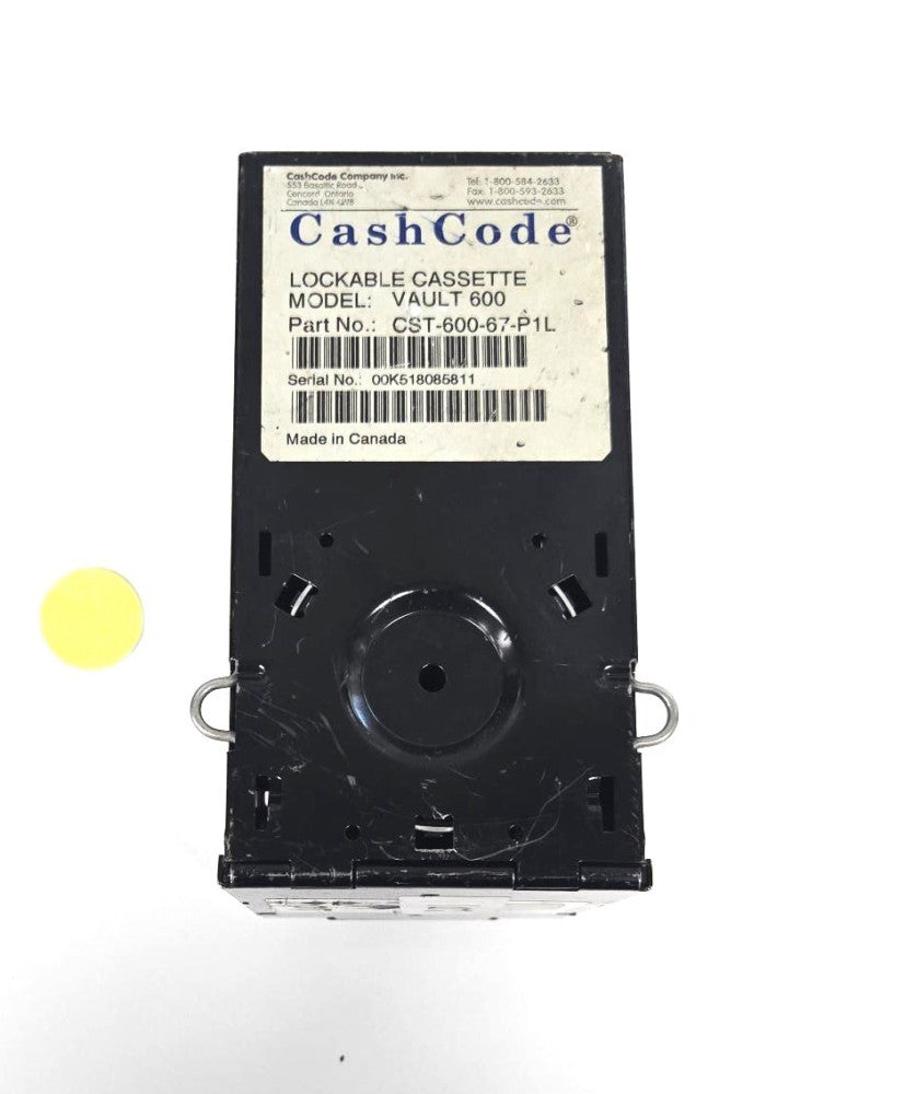 CASHCODE LOCKABLE CASSETTE VAULT 600