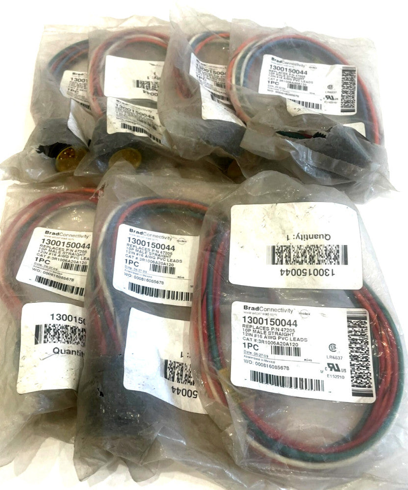 NEW MOLEX 3R1006A20A120 10P MALE RECEPTACLE LOT OF 7