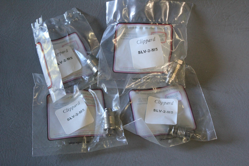NEW LOT OF 4 CLIPPARD SLEEVE VALVES SLV-2-M5