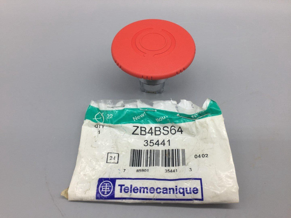NEW Telemecanique ZB4BS64 Red Mushroom Pushbutton 60mm