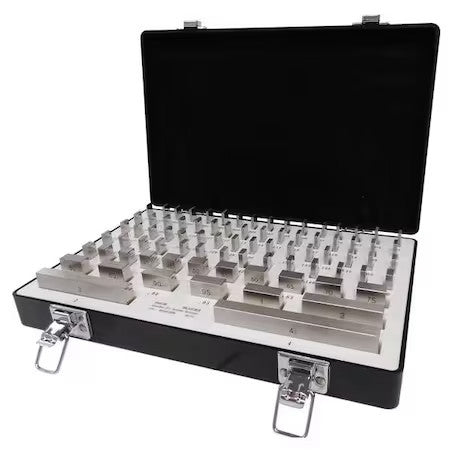 Starrett Rs81.B Gage Block Set,0.1001-4.000 In.,81 Pcs.