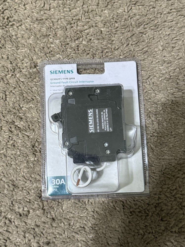 SIEMENS QPFB 30 Amp 2-Pole GFCI Circuit Breaker Q230GFP /TYPE QPFB NEW