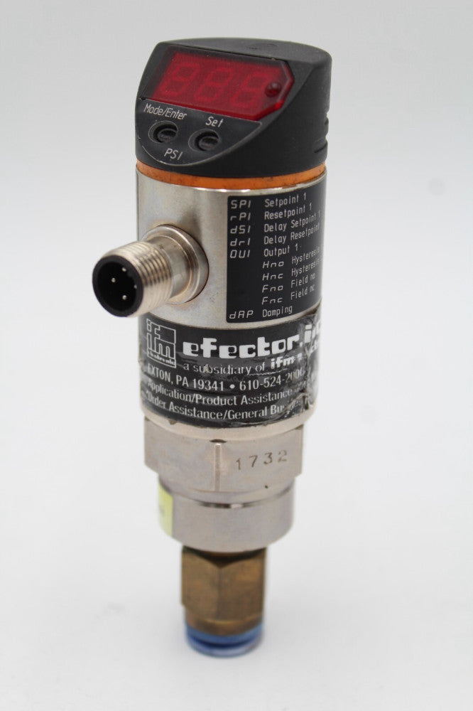 IFM Efector PN3224 Digital Adjustable Pressure Sensor