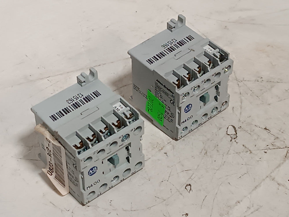 Lot of 2 Allen-Bradley 700DC-M400* (Series A) Miniature Control Relay