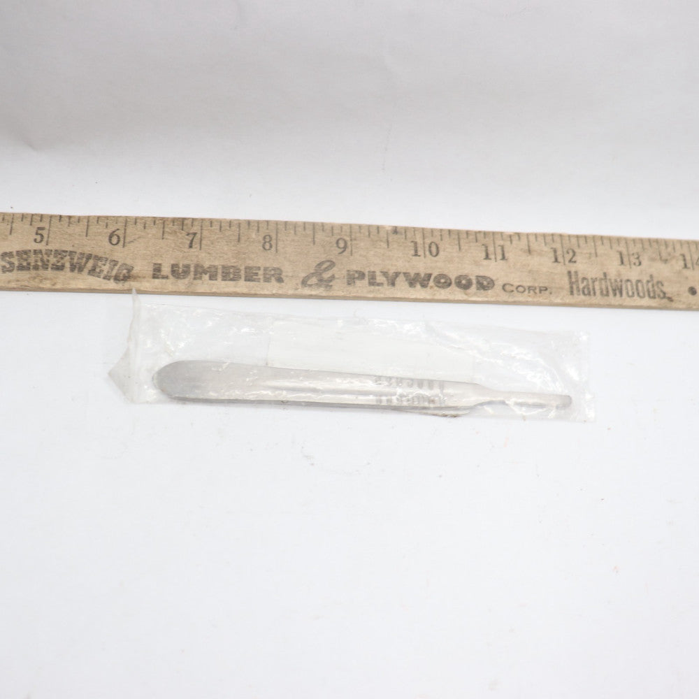 Dexsur Rust Proof Scalpel Knife Handle Stainless Steel Silver #4 4"