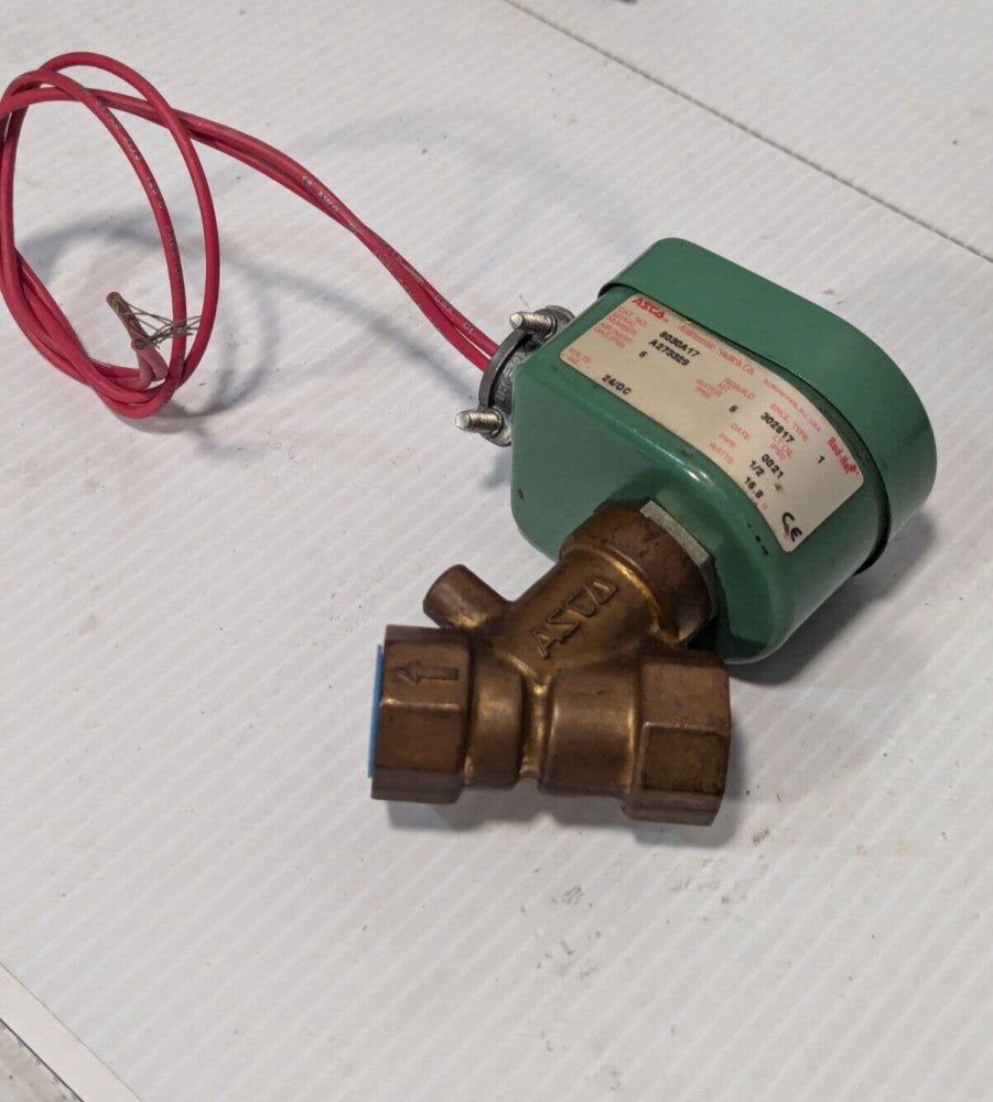 ASCO 8030A17 solenoid valve, 1/2", 6PSI WG, 24VDC
