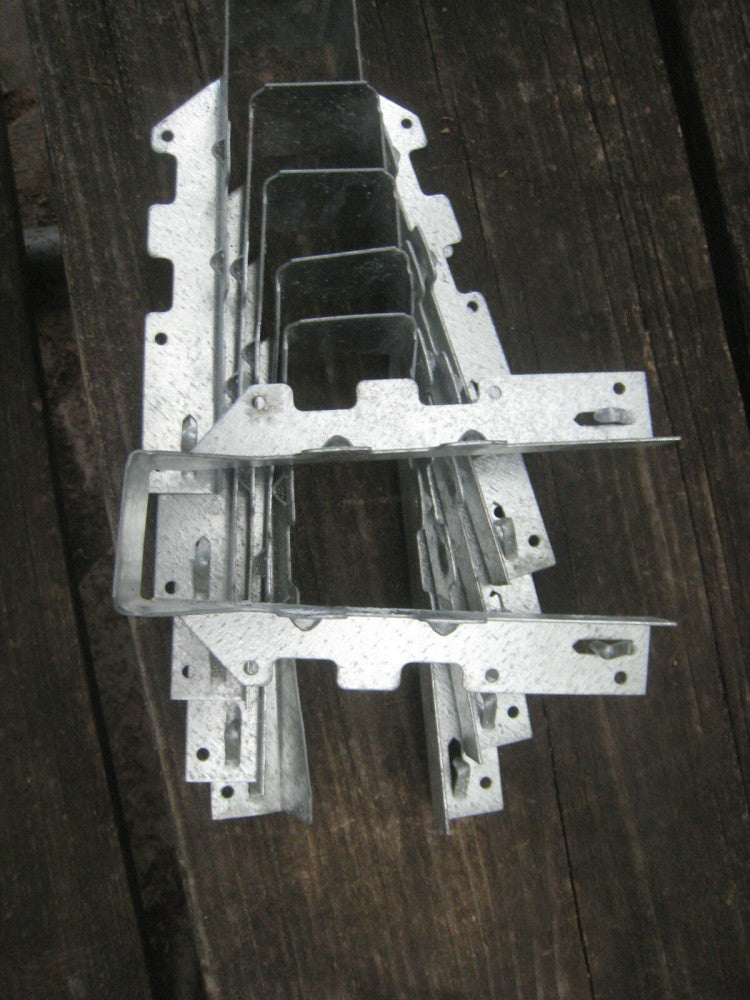 6 Simpson Strong-Tie 2" X 8" Galv. Z-Max Steel LUS Joist Hangers LUS28Z W/NAILS