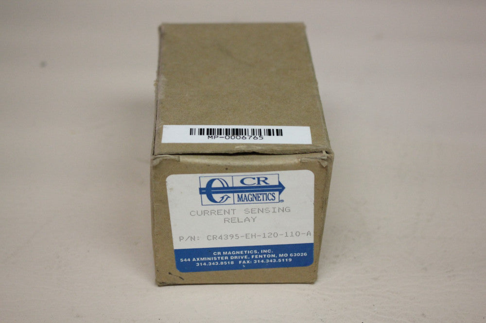 NEW CR MAGNETICS CURRENT SENSING RELAY P/N: CR4395-EH-120-110-A