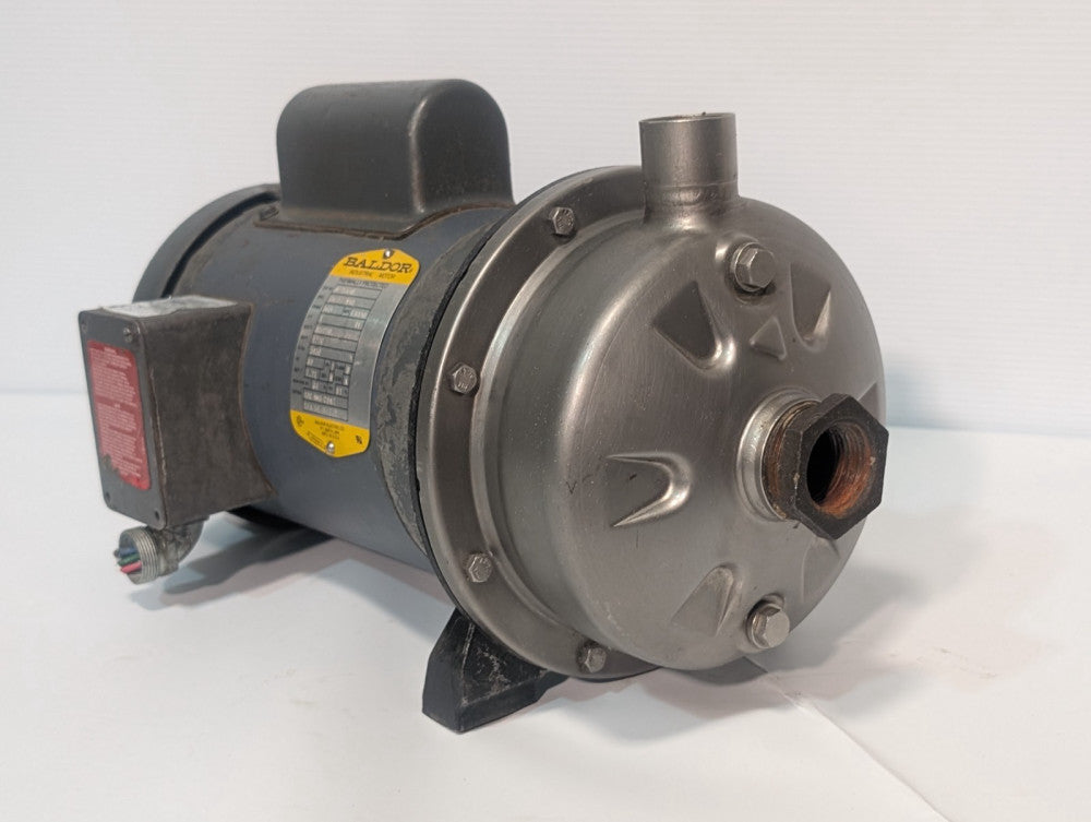 Baldor JL3509A thermally protected industrial motor, 1HP, 3450RPM, 1PH, 56J
