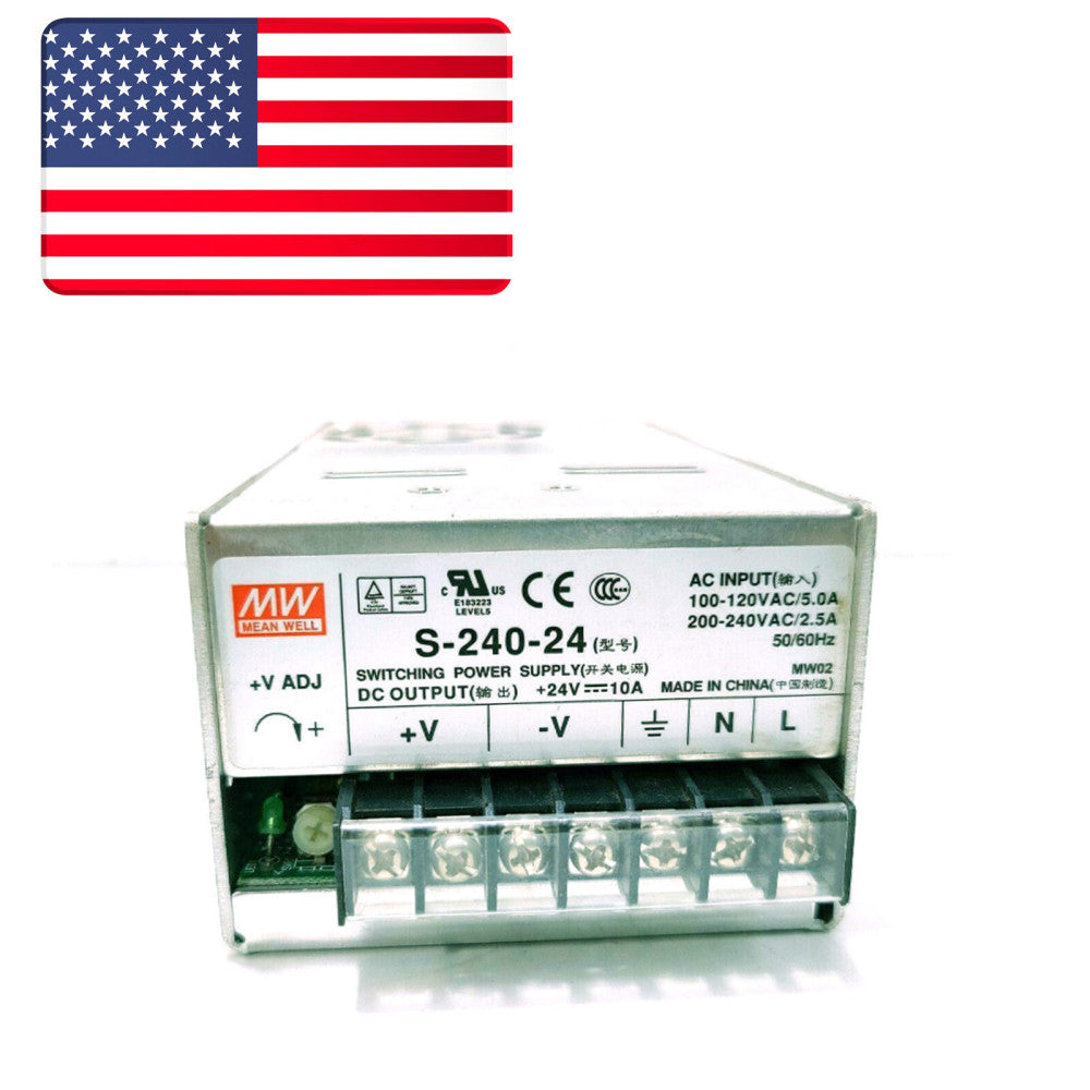 New In Box MEANWELL S-240-24 Switching Power Supply - US Stock