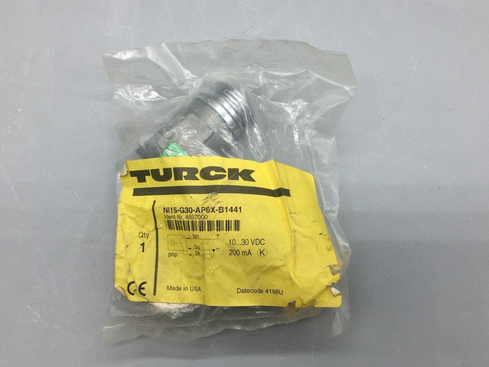 TURCK NI15-G30-AP6X-B1441 INDUCTIVE PROXIMITY SWITCH 10-30V
