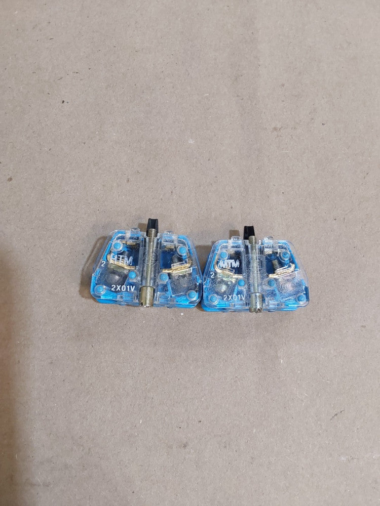 ALLEN BRADLEY 2X01V CONTACT BLOCK 1NC SERIES A (LOT OF 2)