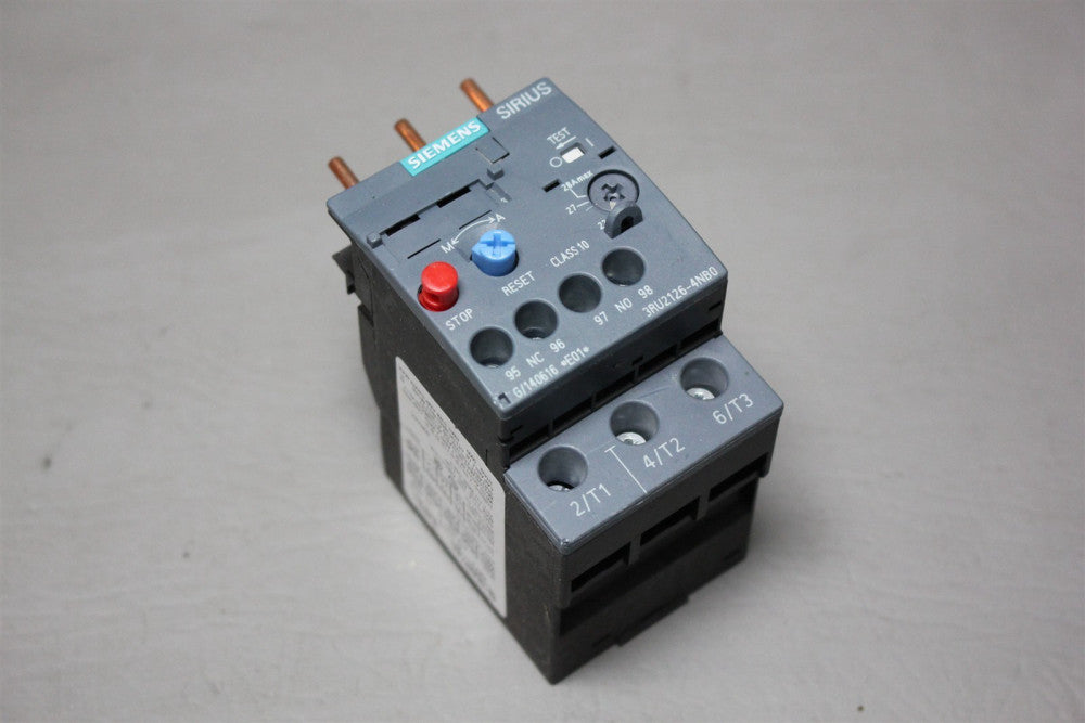 UNUSED SIEMENS OVERLOAD RELAY 3RU2126-4NB0
