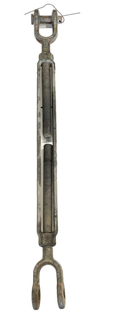 TURNBUCKLE JAW TO JAW W/ 1 PIN, 34 IN X 67 IN, STEEL