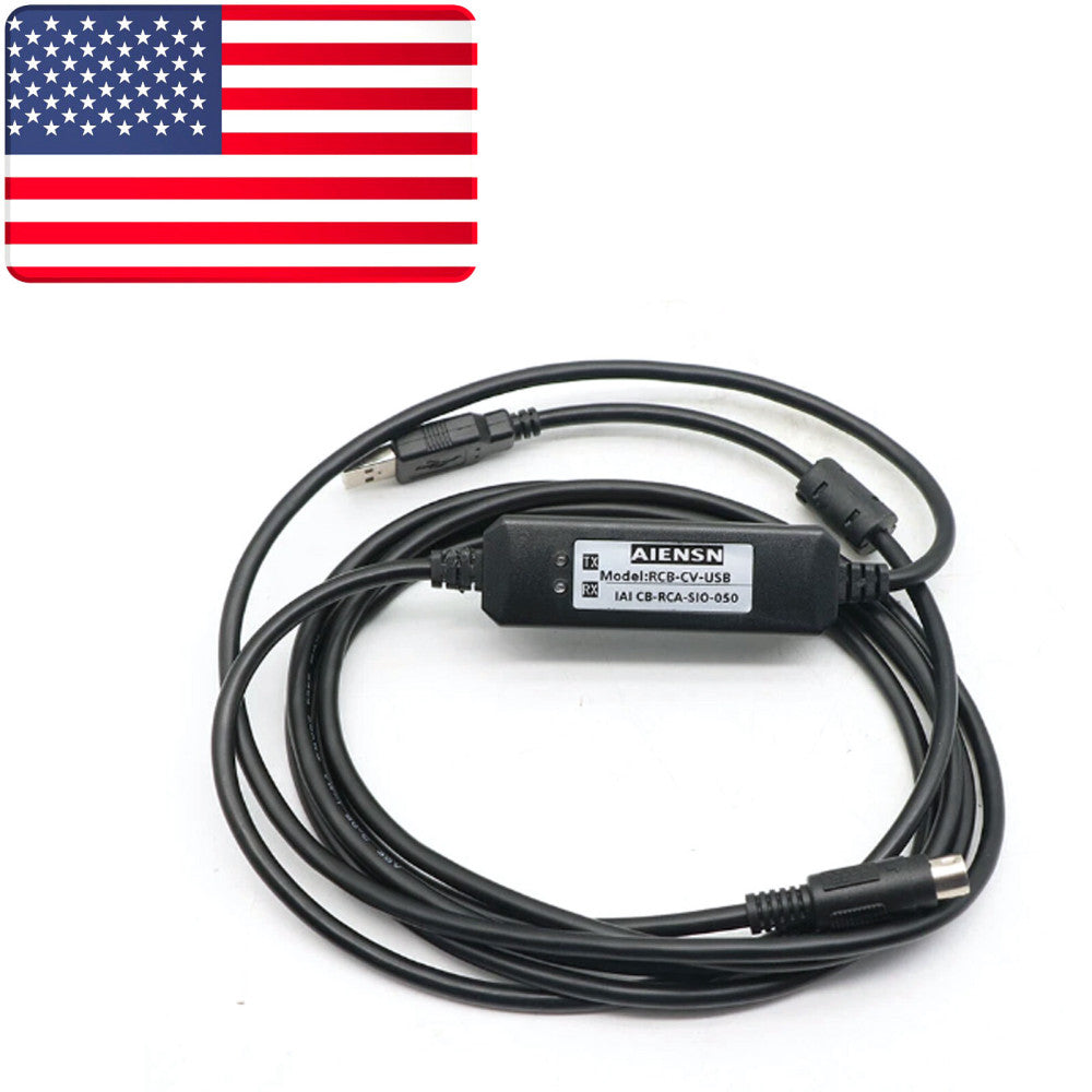 NEW IAI CB-RCA-SIO-050 PLC Programming Cable - US Stock