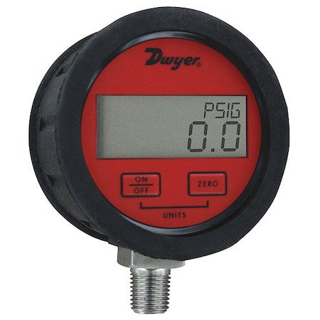 Dwyer Instruments Dpgab-10 Digital Process Pressure Gauge, 0 To 300 Psi, 3 In