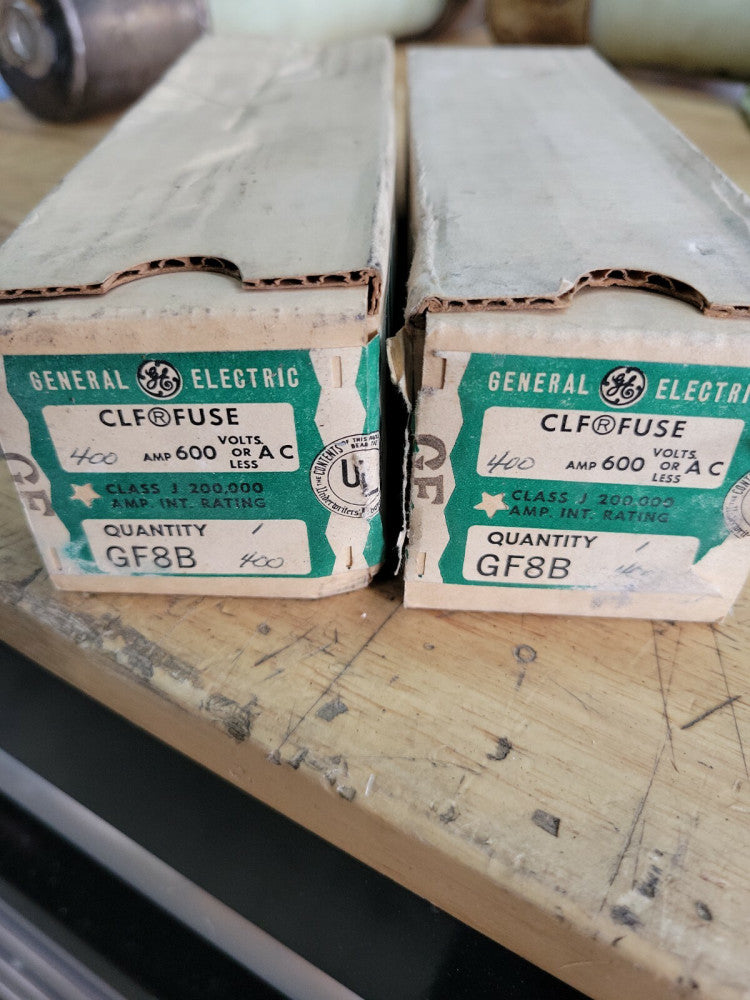 NOS GE GF8B400 Fuse 400A 600V *New In Box* *Set Of 2*