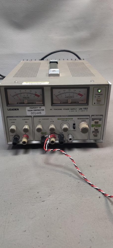 LEADER DC TRACKING POWER SUPPLY LPS 152