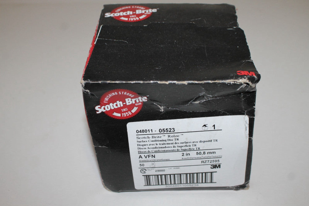 3M Scotch-Brite Roloc TR Quick Change 05523 Very Fine Conditioning Discs 50 PCS