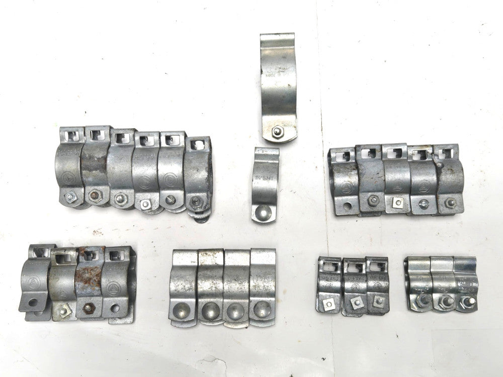CONDUIT HANGERS ASSORTED SIZES RANGE 1/2" to 2-1/2" *LOT OF 27*