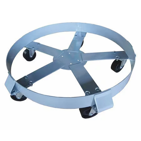 Zoro Select 1Xwa2 Drum Dolly,1400 Lb.,6-1/2 In H,55 Gal.