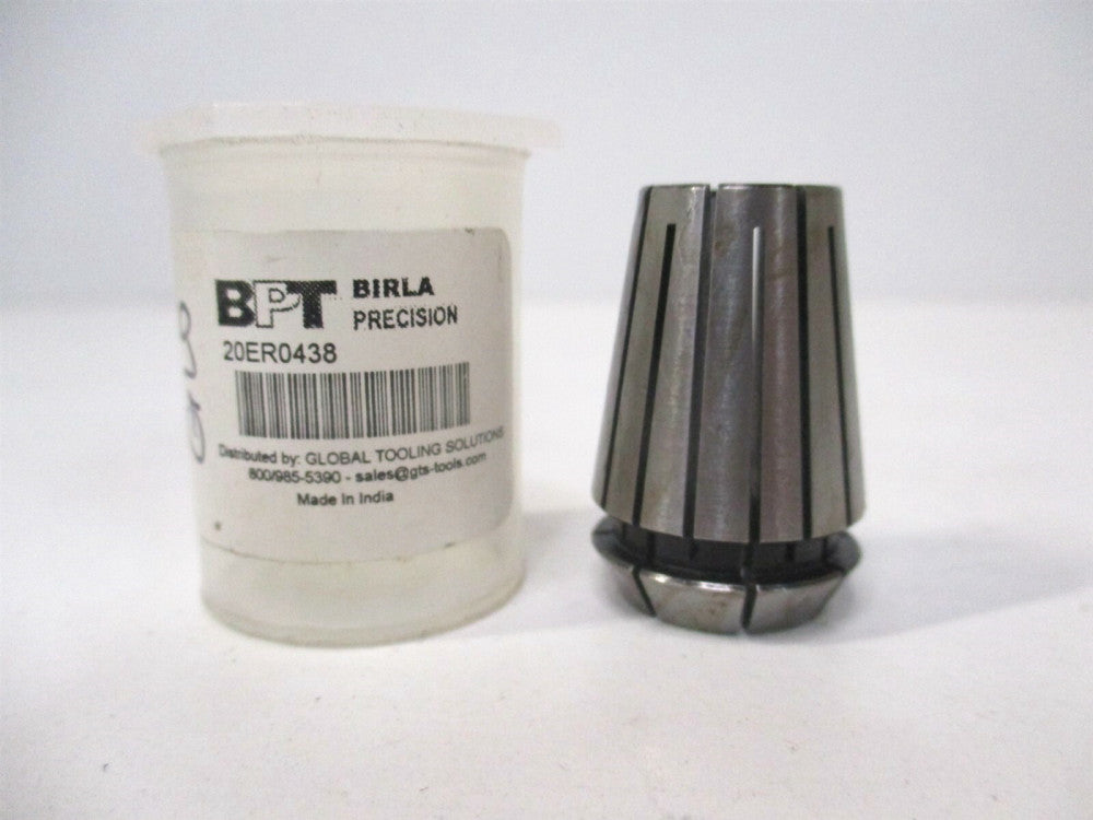 Birla Precision (20ER0438) 0.4375"-0.3975" Non-Coolant Through Straight Collet