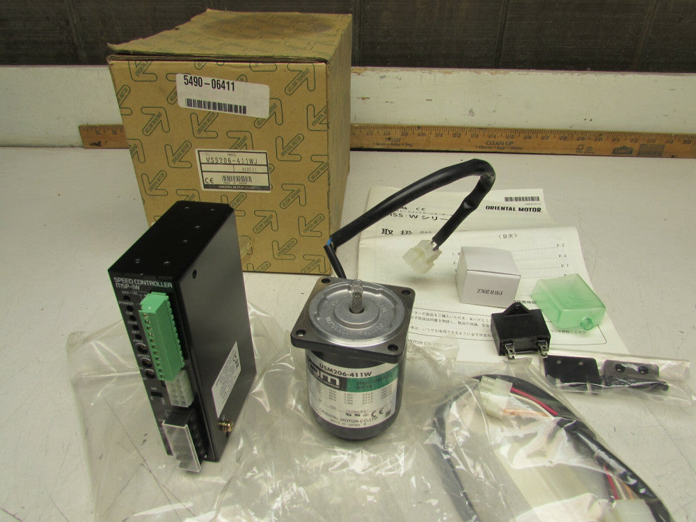 ORIENTAL MOTOR MSS206-411WJ , SPEED CONTROL MOTOR & CONTROLLER, NEW! MAKE OFFER!