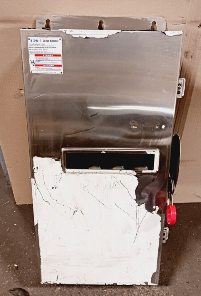 NEW EATON DH364UWKWCP 200 AMP HEAVY DUTY SAFETY SWITCH 3P 600 VAC 250 VDC 4X
