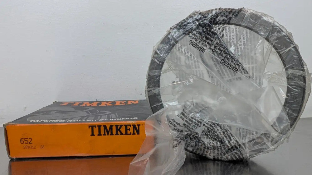 Timken 652 Tapered Roller Bearing Cup 6" OD 1.25" Wide 5.57" B-OD 5.28" F-OD