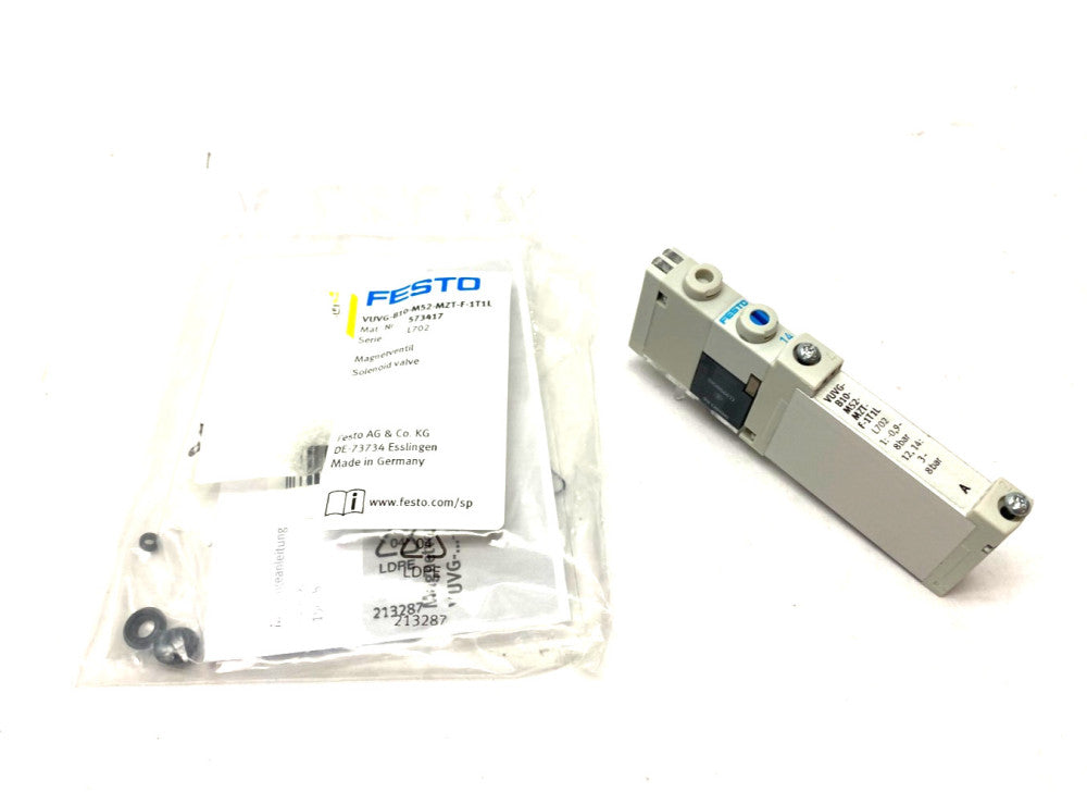 Festo VUVG-B10-M52-MZT-F-1T1L Solenoid Valve, Monostable, 5/2-Way 573417
