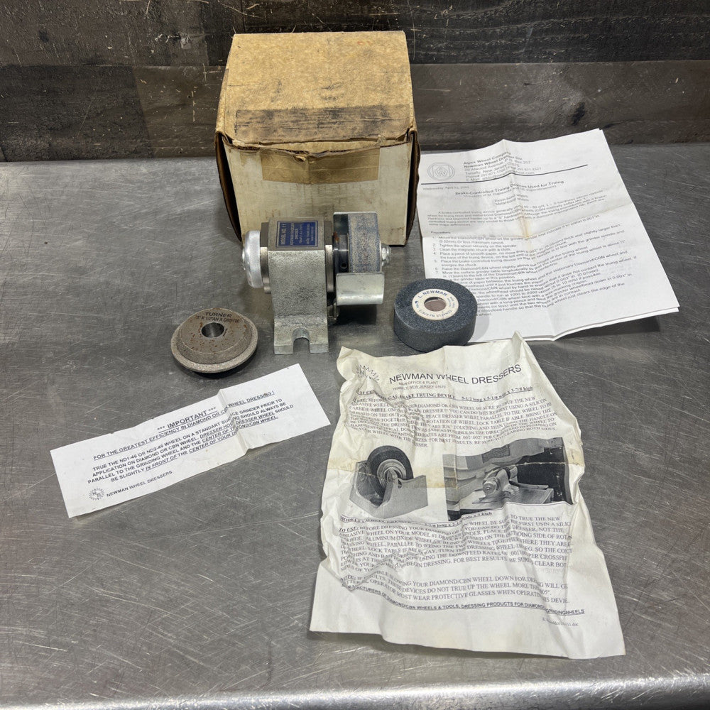 NEWMAN WHEEL DRESSER Model NO 11 Brake Controlled Truing Device Nos Surplus
