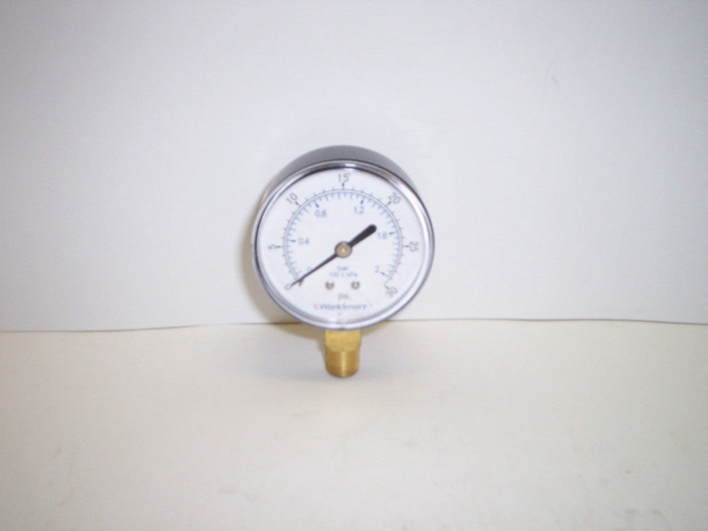 WORKSMART 0-30 PSI/KPA PNEUMATIC PRESSURE GAUGE DRY NEW NO BOX