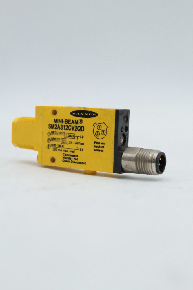 Banner SM2A312CV2QD Photoelectric Sensor