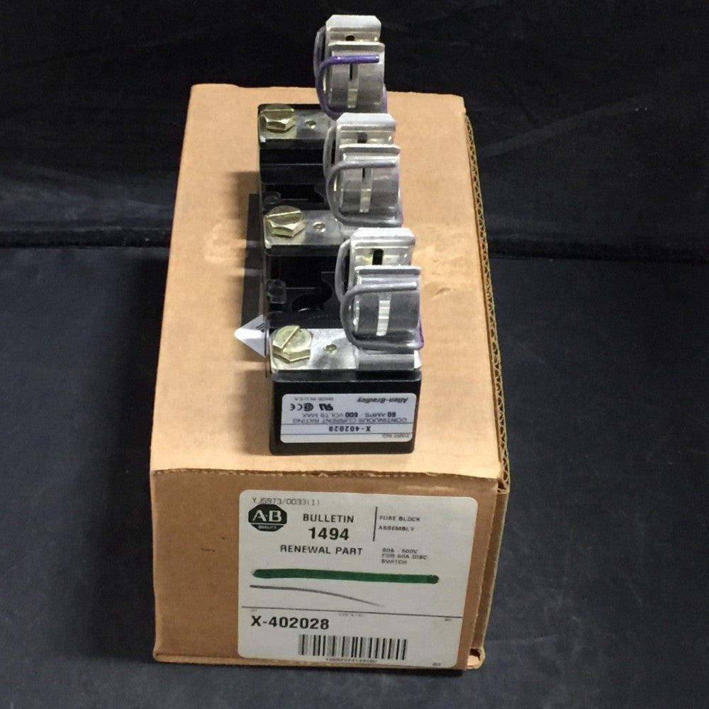 Allen-Bradley X-402028 Fuse Block Assembly for Disconnect Switch