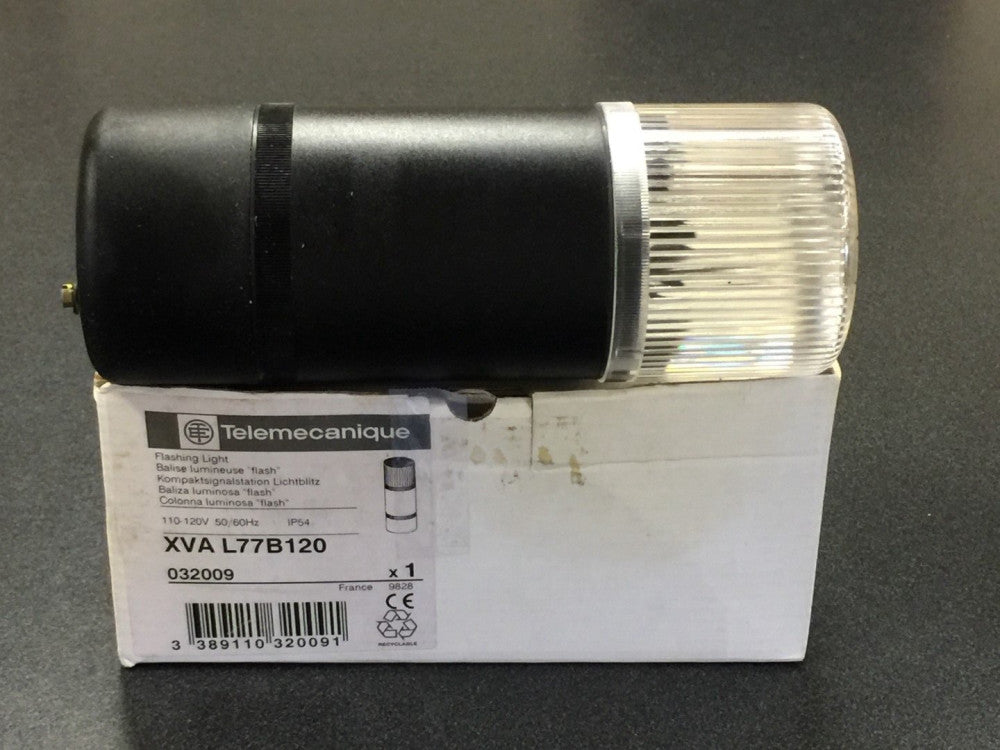 NEW Telemecanique XVA-L77B120 Clear Strobe Stack Light LENS 110/120VAC