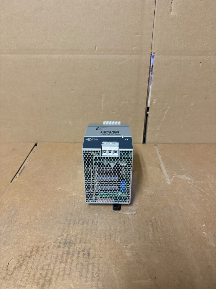 SOLA SDN-20-24-100C POWER SUPPLY, 24-VDC, 20-AMP, USED TAKEOUT! MAKE OFFER!